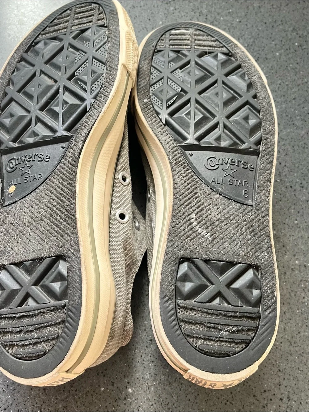 Converse all star Slip-On Canvas Sneakers in gray, shoeleys-less style - Picture 3 of 8